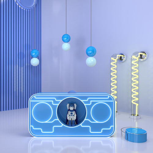 幾何展臺 現代科技與簡約美學下的電商產品渲染新潮流